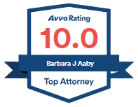 Avvo Rating | 10.0 | Barbara J Aaby | Top Attorney